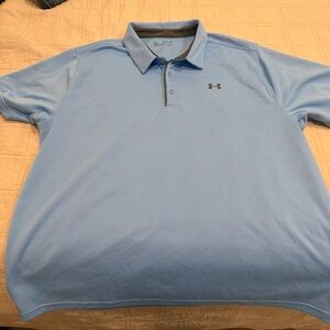 Under Armour Men's Light Blue Polo Shirt